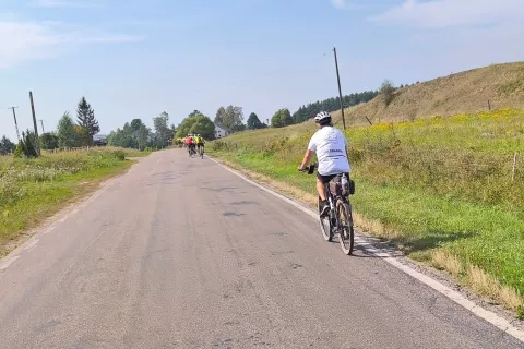 Eden od številnih klancev / Foto: Slavko Zupanc