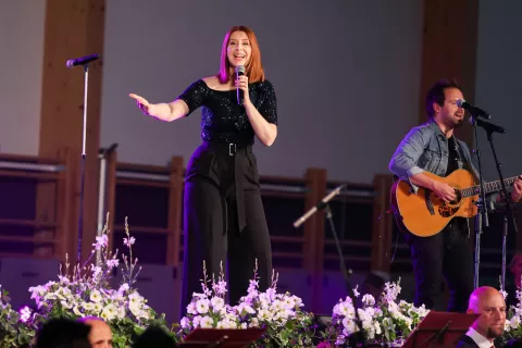 slovesnost ob občinski praznik občina Mengeš 2025 na fotografiji Eva Boto / Foto: Tina Dokl