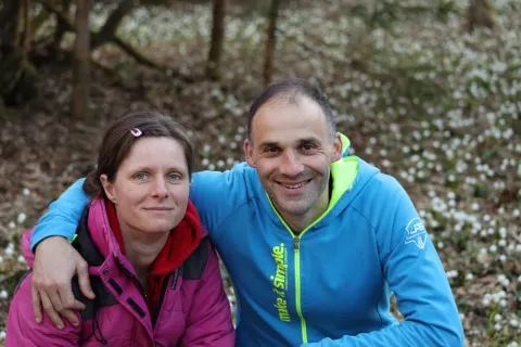 Luka Kristanc in Andreja Papež Kristanc / Foto: Osebni Arhiv