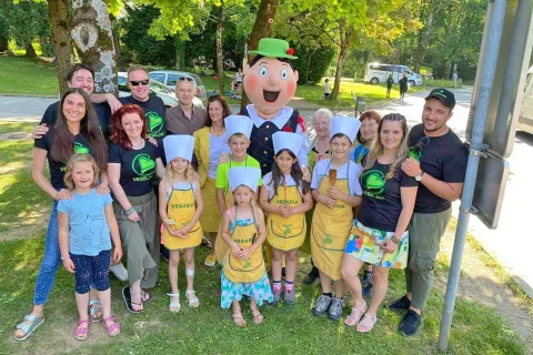 Na Bledu ob 25. letnici Radia Veseljak / Foto: Arhiv Avtorice