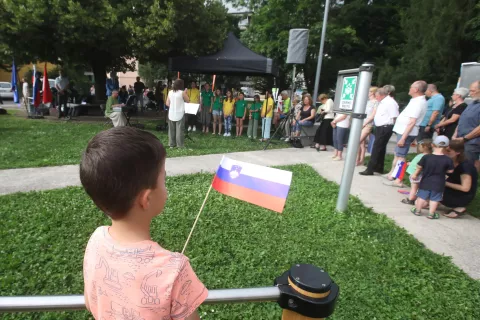 V Radovljici bodo slovesnost ob dnevu državnosti pripravili pri Lipi samostojnosti. / Foto: arhiv Gorenjskega glasa
