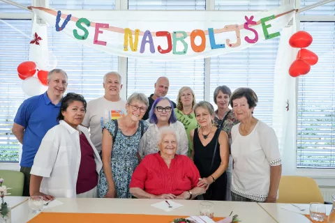 Pavla Jelen 100 let dom upokojencev kranj / Foto: Tina Dokl