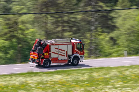 Simbolična fotografija gasilci / Foto: Nik Bertoncelj