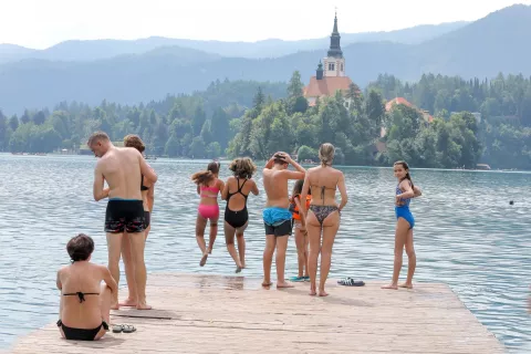 Na Bledu letos pričakujejo podobno ali rahlo višjo zasedenost kot lani. / Foto: Tina Dokl, arhiv Gorenjskega glasa