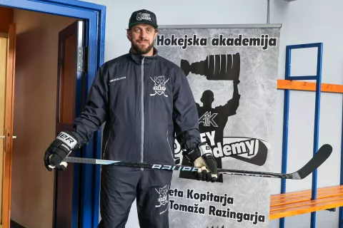 hokejska akademija Anže Kopitar hokej Bled 2025 / Foto: Tina Dokl