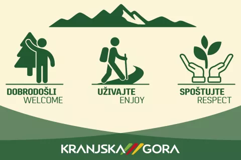 Turistična kampanja v Kranjski Gori: Dobrodošli. Spoštujte. Uživajte. / Foto: Turizem Kranjska Gora