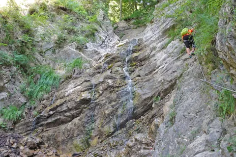 Detajl s spodnjega dela ferate. / Foto: Jelena Justin