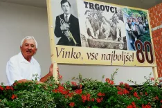 Vinko Janežič, vodja Trgovcev je praznoval 80. rojstni dan / Foto: Janez Kuhar
