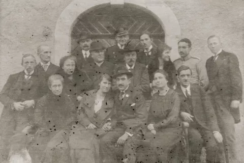 Poročna slika Mime in Bogdana Pogačnika / Foto: Arhiva Marka Pogačnika