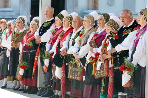 Državni praznik Marijino vnebovzetje, veliki šmaren romarsko središče Brezje / Foto: Tina Dokl
