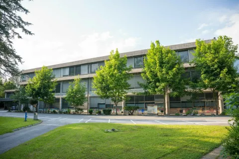 Blejska občina bo pohitela s pripravo prijave na razpis ministrstva za sofinanciranje novogradnje oziroma rekonstrukcije blejske osnovne šole. / Foto: Primož Pičulin