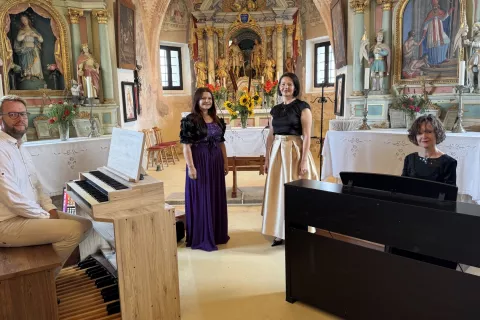 Koncert Ko se srečata melodiji dveh domovin na Jamniku / Foto: arhiv KD Jožeta Paplerja Besnica