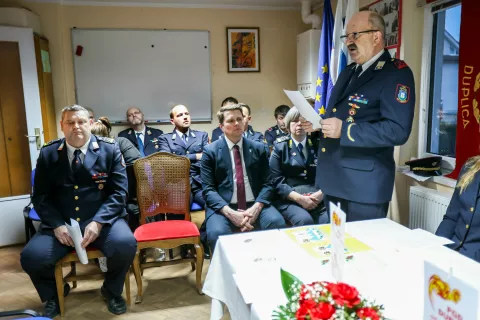 Slovesno praznovanje jubileja so člani PGD Duplica napovedali že na jubilejnem, stotem občnem zboru, ki je potekal konec marca. / Foto: Tina Dokl