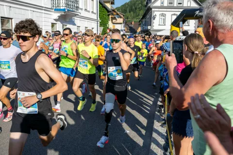 31. Kranjskogorska 10ka tektek Gorenjska moj planetna fotografiji Paraatlet Kristijan Tramte / Foto: Nik Bertoncelj