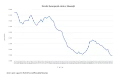Število živorojenih otrok v Sloveniji v letih od 1954 do 2024 / Foto: Janez Logar