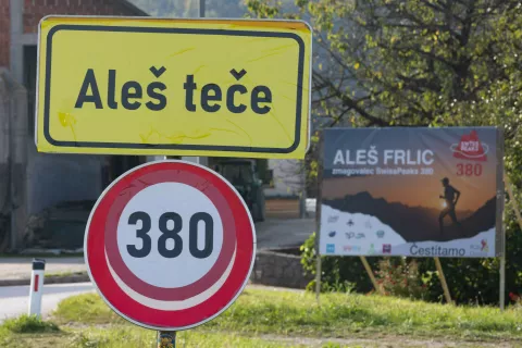 Počastitev Aleša Frlica Gosteče / Foto: Peter Košenina