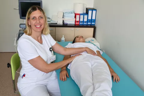 Alenka Smukavec fizioterapevtka BGP Kranj / Foto: Tina Dokl