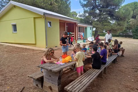 Poletne počitnice Novigrad, Pinea, letovanje kranjkogorskih otrok / Foto: Janko Rabič