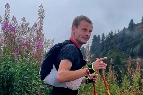 Aleš Frlic je za zahtevno tekaško preizkušnjo v Švici potreboval 85 ur, 3 minute in 5 sekund. / Foto: Osebni Arhiv, Fb