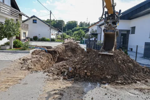 obnova cesta Mošnje / Foto: Tina Dokl