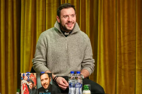 večer z Martinom Golobom ob 20 letnici društva sv. Neža Brezje pri Tržiču, Martin Golob / Foto: Tina Dokl