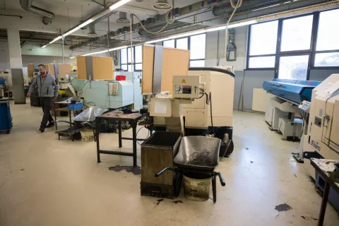 Novinarska konferenca - invalidsko podjetje CSS iz Škofje Loke, proizvodni obrat / Foto: Primož Pičulin