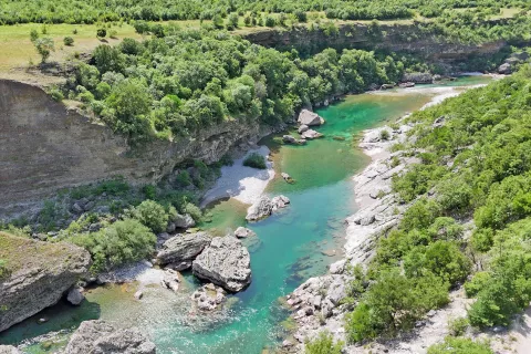 Morača v spodnjem delu kanjona / Foto: Andrej Primc