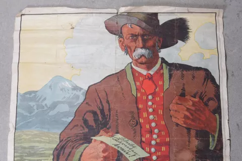 Plakat ob koroškem plebiscitu / Foto: Wikipedija