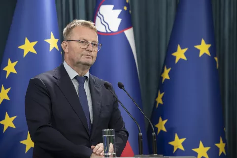 Generalni direktor Uprave RS za zaščito in reševanje Leon Behin / Foto: Katja Kodba/sta