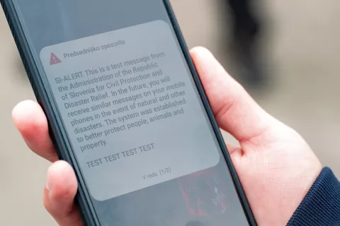 SI-Alarm / Foto: Boštjan Podlogar/sta