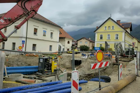 sanacije Kineta potoka Suha, preddvor / Foto: Alenka Brun