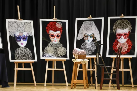 63 čipkarski dnevi Železniki razstava kulturni dom avtor Aleksander Čufar / Foto: Tina Dokl