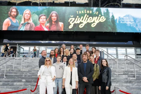 Družabno dogajanje ob predpremieri serije v produkciji RTV Slovenija, Tak&scaron;no je življenje v ljubljanski Odiseji. Ljubljana, 2. 10. 2025 / Foto: Matic Zorman