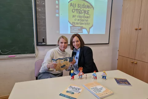 Od leve Ma&scaron;a Gril in Jasna Vunduk / Foto: Suzana P. Kovačič