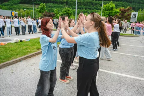 Maturantska četvorka Jesenice / Foto: Nik Bertoncelj
