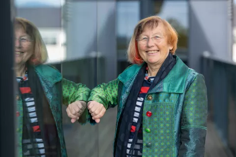 portret Božena Kolman FinžgarKnjižnica Radovljica / Foto: Nik Bertoncelj