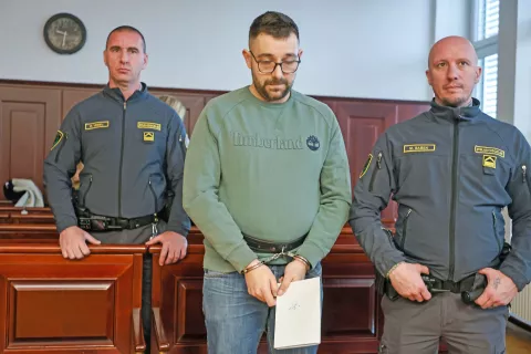 David Trivić: »To, kar se je Milanu zgodilo, je grozna stvar. Nisem ga ubil, bil je dober človek, veliko mi je pomagal.« / Foto: Tina Dokl