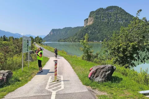 V ozadju most čez Dravo in grad Humberk / Foto: Slavko Zupanc
