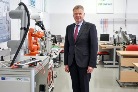 Martin Pivk direktor &Scaron;C &Scaron;kofja Loka / Foto: Tina Dokl