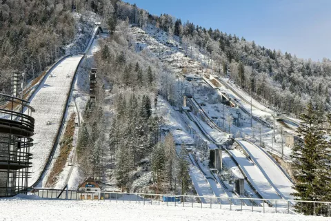 skakalnica skoki Planica občina Kranjska gora / Foto: Tina Dokl