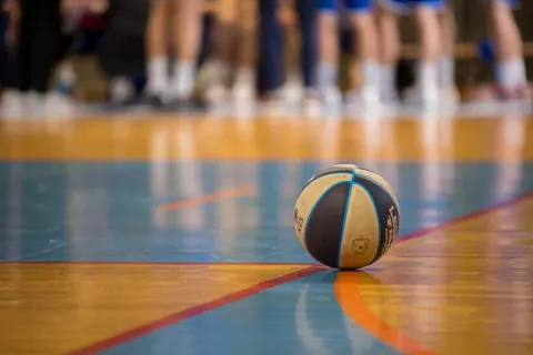 Tekma 17. kroga ko&scaron;arkarske lige OTP banka GGD &Scaron;enčur - ECE Triglav Kranj / Foto: Primož Pičulin