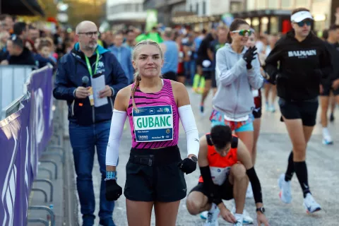 Nina Gubanc, Ljubljanski maraton 19. oktober 2025 / Foto: Bobo