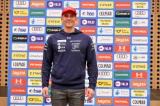 SZS Smučarska zveza Slovenije predstavitev reprezentanc reprezentanca pred sezono tekem FIS in IBU svetovnega pokala sezona 2025/2026 alpsko smučanje Žan Kranjec / Foto: Tina Dokl