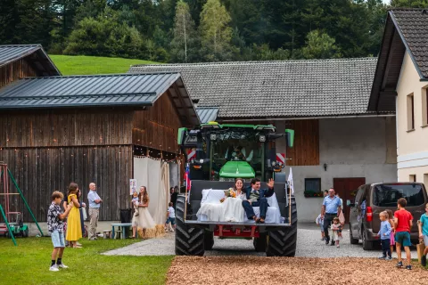 Mladoporočenca Bizant / Foto: Osebni Arhiv