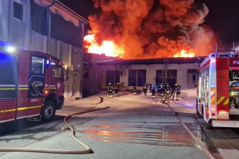 Požar Radomlje / Foto: Arhiv Czr Domžale