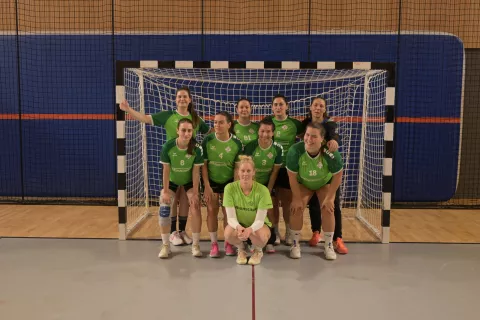 Ekipa Rokometnega kluba WINX Preddvor je na turnirju premagala vse tekmice. / Foto: Grega Likozar