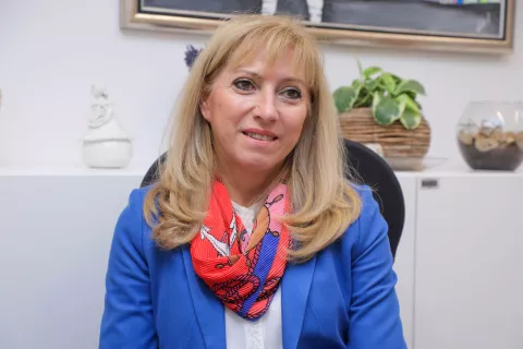 Janja Bogataj ravnateljica vrtca Kamnitnik Škofja loka / Foto: Tina Dokl