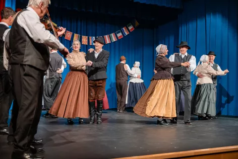 Folklorni festival - letni koncert Folklorna skupina Juliana K&Scaron;D Hru&scaron;ica / Foto: Nik Bertoncelj