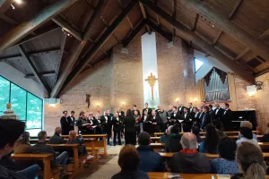 Komorni mo&scaron;ki pevski zbor in Barski oktet / Foto: Ur&scaron;a Hočevar