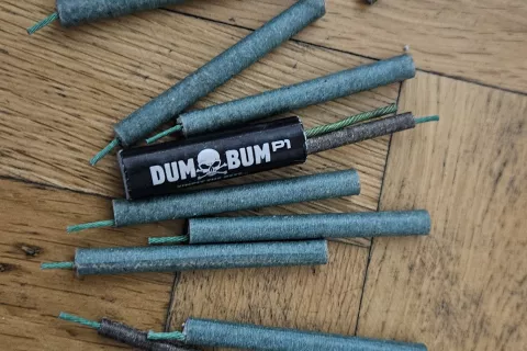 Zasežene petarde / Foto: Pu Kranj